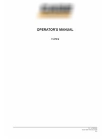 Manual del operador del compactador de suelo Case 1107EX pdf