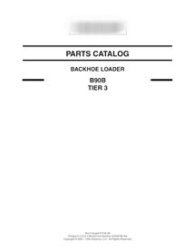 Catalogue de pièces pdf pour tractopelle New Holland B90B Tier 3