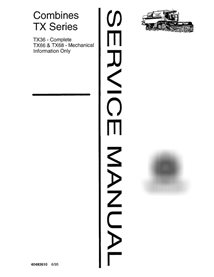 New Holland TX36, TX66, TX68 combinan manual de servicio en pdf