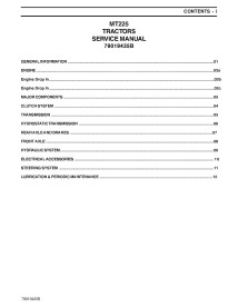 Manual de serviço pdf do trator compacto Challenger MT225 - Challenger manuais - CHAL-79019435B