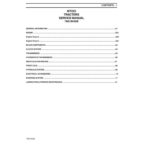 Manual de serviço pdf do trator compacto Challenger MT225 - Challenger manuais