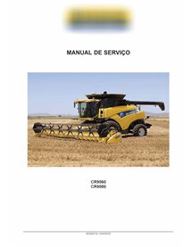 New Holland CR9060, CR9080 combinan manual de servicio en pdf PT