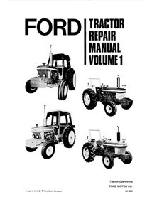 New Holland Ford 2610, 3610, 4110, 4610, 5610, 6610, 6710, 7610, 7710, 8210 tractor manual de reparación en pdf