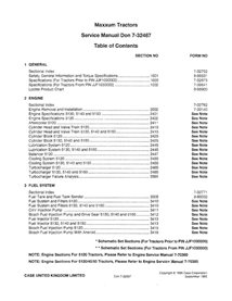 Caso Maxxum 5120, 5130, 5140, 5150 tractor manual de servicio pdf