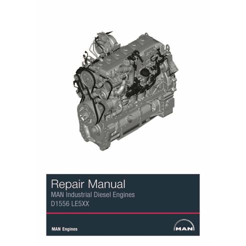 MAN D1556 LE5XX Industrial Diesel engine pdf workshop service manual  - Man manuals