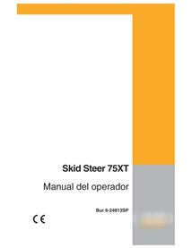 Manual del operador del minicargador Case 75XT pdf ES