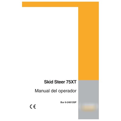 Manual del operador del minicargador Case 75XT pdf ES