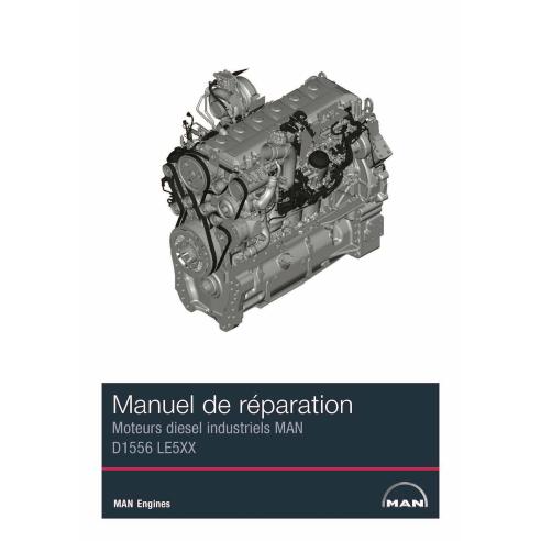 MAN D1556 LE5XX Industrial Diesel engine pdf workshop service manual FR - Man manuals - FENDT-79037443A