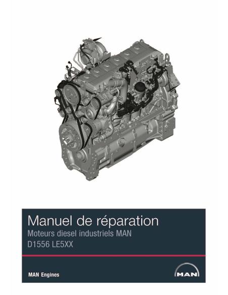 MAN D1556 LE5XX Industrial Diesel engine pdf workshop service manual FR - Man manuals - FENDT-79037443A