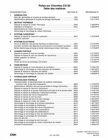Case CX130 excavadora de orugas pdf manual de servicio FR