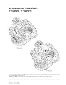 Manuel d'entretien pdf du moteur Case F4GE0454C - F4GE0484G
