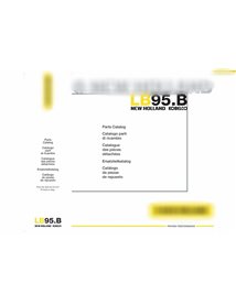 New Holland LB95.B backhoe loader pdf parts catalog