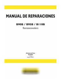 Manuel d'entretien PDF pour chargeuse-pelleteuse New Holland B90B, B95B, B110B