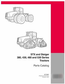 Case STX and Steiger 380, 430, 480, 530 tractor pdf parts catalog 