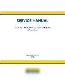 New Holland TC4.90, TC5.90, TX4.90, TX5.90 combine pdf service manual 