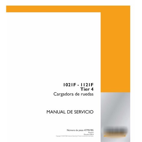 Case 1021F, 1121F Tier 4 wheel loader pdf service manual ES