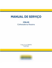 Manual de servicio en formato PDF de la cosechadora New Holland CR6.80