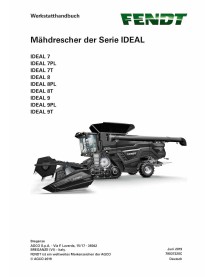 Fendt IDEAL SERIES 7/8/9 combine pdf manual de serviço de oficina DE - Fendt manuais - FENDT-79037320C