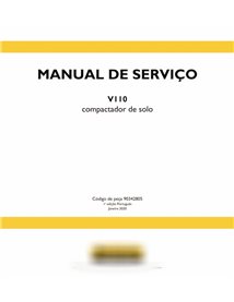 Manual de servicio en formato PDF de la cosechadora New Holland V110 PT