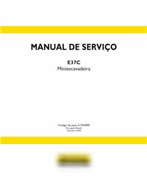 New Holland E37C mini excavator pdf service manual PT