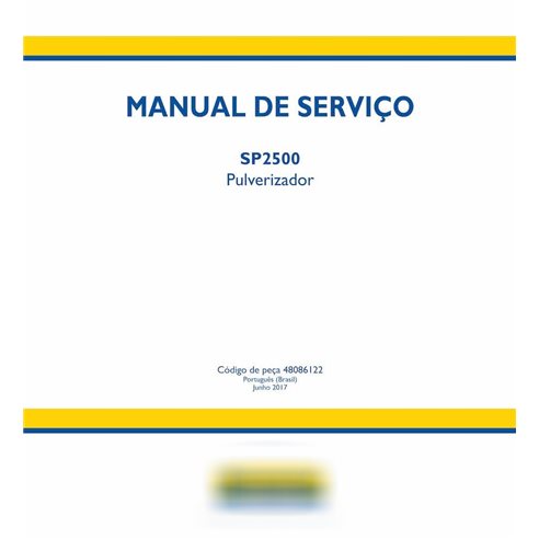 New Holland SP2500 sprayer pdf service manual PT