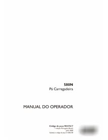 Manuel d'utilisation de la chargeuse-pelleteuse Case 580N au format PDF PT
