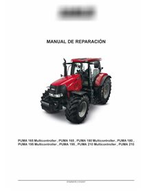 Manual de servicio del tractor Case Puma 165, 180, 195, 210 en formato pdf ES