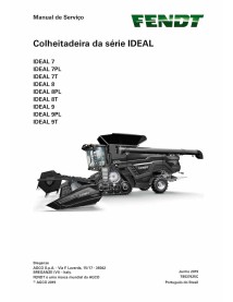 Fendt IDEAL SERIES 7/8/9 moissonneuse-batteuse PDF manuel d'entretien de l'atelier PT - Fendt manuels - FENDT-79037425C