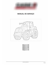 Manuel d'entretien PDF du tracteur Case Magnum 235, 260, 290, 315, 340 PT