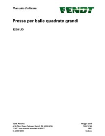 Manual de serviço de oficina em pdf da enfardadeira Fendt 1290 UD - Fendt manuais - FENDT-79037378B