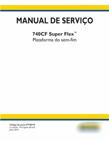 Manuel d'entretien PDF de la tête de coupe New Holland 740CF Super Flex PT