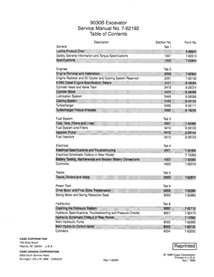 Case 9030B excavator pdf service manual 