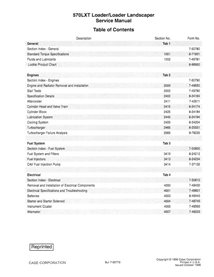 Manual de serviço em pdf da retroescavadeira Case 570LXT