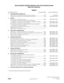 Manual de serviço em pdf da escavadeira Case 210B, 230B, 240B ES