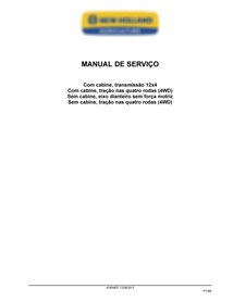 Manual de serviço em pdf das transmissões New Holland 12x4 PT
