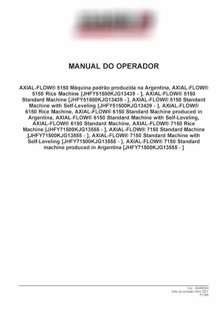 5150 Form.pdf Case AXIAL-FLOW 5150 combine pdf operator's manual PT