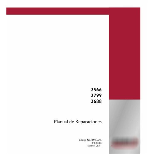 Caso 2566, 2799, 2688 combinam manual de serviço em pdf ES