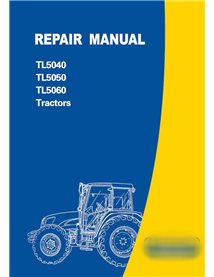 Manual de reparación en formato PDF del tractor New Holland TL5040, TL5050, TL5060