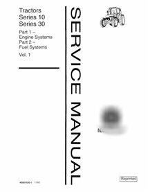 Manual de servicio en formato PDF del tractor New Holland Ford Serie 10, Serie 30