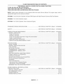 Manuel d'entretien des tracteurs New Holland TJ280 - TJ530, T9010 - T9060 au format PDF