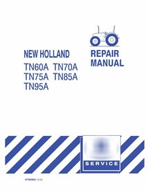 Manuel de réparation PDF des tracteurs New Holland TN60A, TN70A, TN75A, TN85A, TN95A