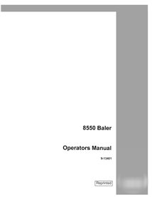 Manual do operador da enfardadeira Case 8550 em PDF