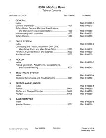 Manual de serviço em PDF da enfardadeira Case 8570