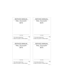 Manuel d'entretien PDF de la presse à balles Case 8575