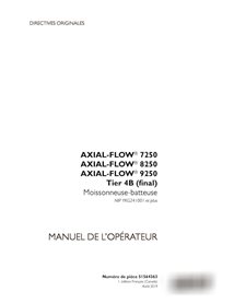 Case Axial Flow 7250, 8250, 9250 PIN YKG241001 - manual do operador em PDF FR (51564363)