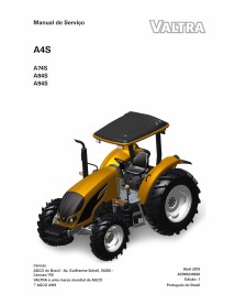 Valtra A74S, A84S, A94S tracteur manuel de service d'atelier pdf PT - Valtra manuels - VALTRA-ACW9236630