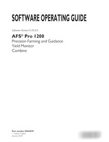 Guía del software de la cosechadora Case AFS Pro 1200 (PDF, 90444939)