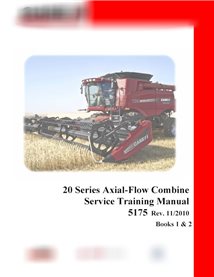 Case Axial Flow 7120, 8120, 9120 combine pdf service training manual  ( STM5175)