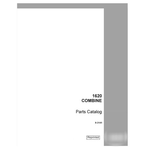 Catálogo de piezas en PDF de la cosechadora Case Axial Flow 1620 (8-3141)