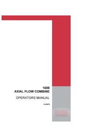 Manuel d'utilisation de la moissonneuse-batteuse Case Axial Flow 1688 (pdf) (9-23870)